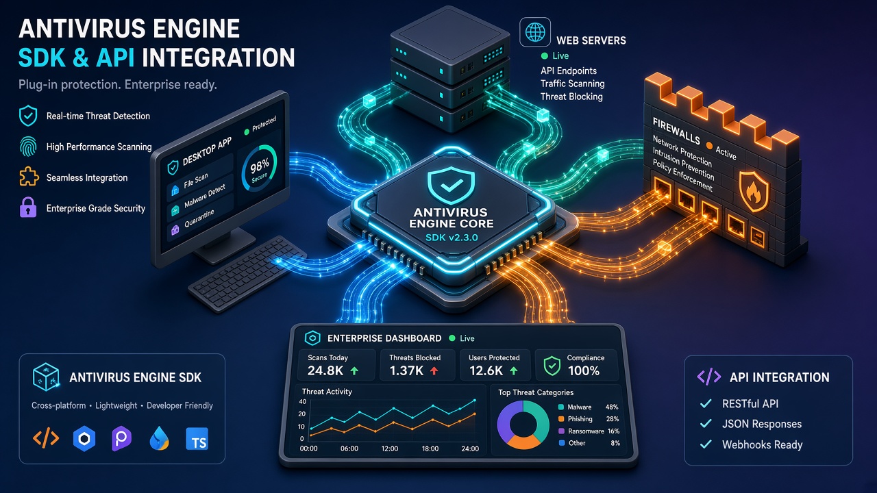 Cloud API and AV SDK integration illustration