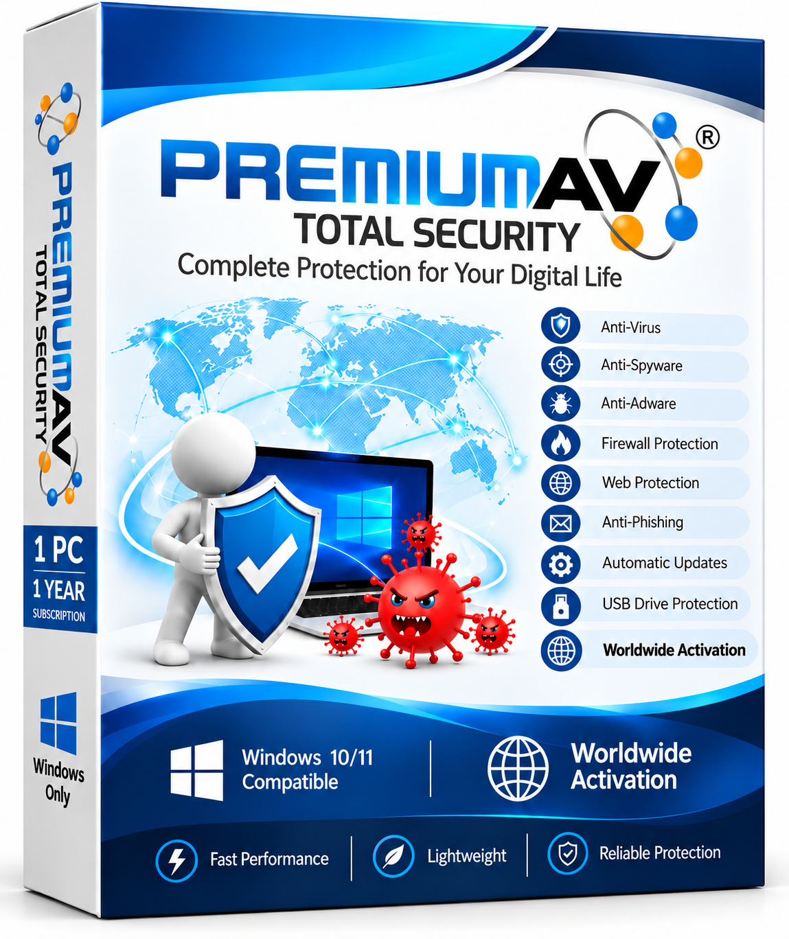 Original PremiumAV Total Security product box artwork