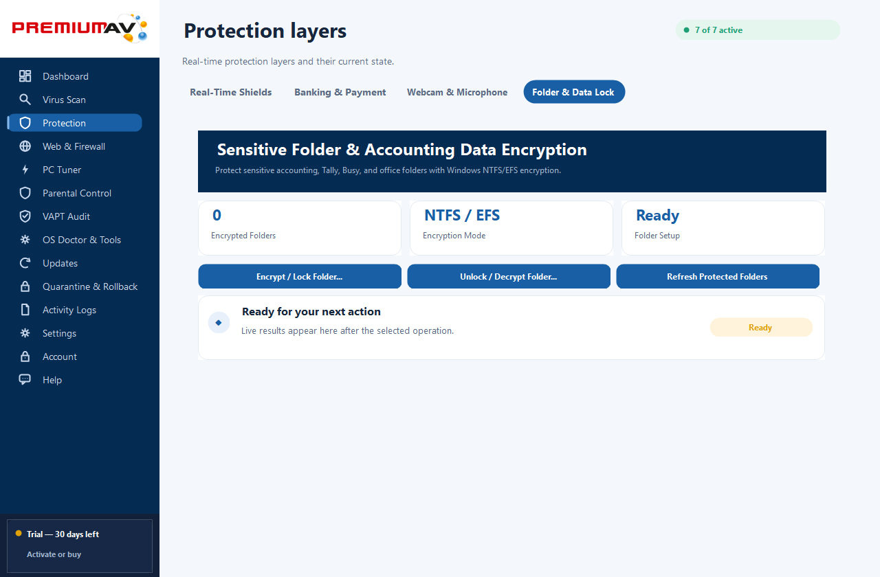 PremiumAV Folder Encryption